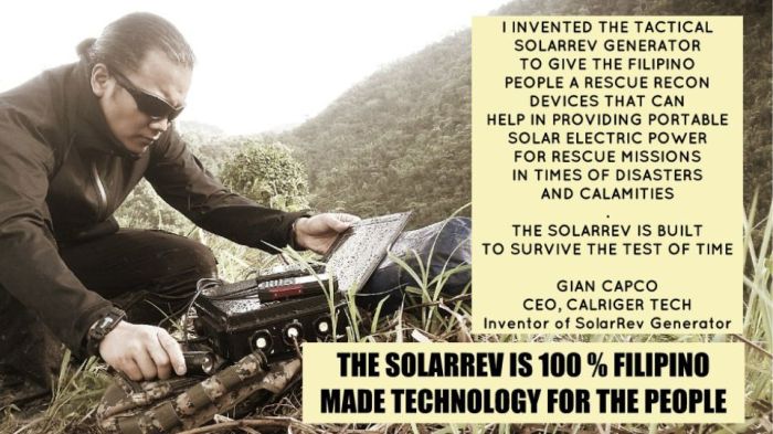 SolarRev Gen Made in the Philippines